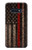 S3804 消防士メタルレッドラインフラググラフィック Fire Fighter Metal Red Line Flag Graphic Samsung Galaxy S10e バックケース、フリップケース・カバー