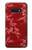 S3817 赤い花の桜のパターン Red Floral Cherry blossom Pattern Samsung Galaxy S10e バックケース、フリップケース・カバー