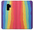 S3799 かわいい縦水彩レインボー Cute Vertical Watercolor Rainbow Samsung Galaxy S9 Plus バックケース、フリップケース・カバー