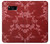 S3817 赤い花の桜のパターン Red Floral Cherry blossom Pattern Samsung Galaxy S8 Plus バックケース、フリップケース・カバー