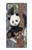 S3793 かわいい赤ちゃん雪パンダのペイント Cute Baby Panda Snow Painting Samsung Galaxy Note 20 バックケース、フリップケース・カバー