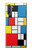 S3814 ピエトモンドリアン線画作曲 Piet Mondrian Line Art Composition Samsung Galaxy Note 10 バックケース、フリップケース・カバー