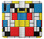 S3814 ピエトモンドリアン線画作曲 Piet Mondrian Line Art Composition Samsung Galaxy Note 10 バックケース、フリップケース・カバー