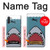 S3825 漫画のサメの海のダイビング Cartoon Shark Sea Diving Samsung Galaxy Note 10 バックケース、フリップケース・カバー