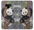 S3793 かわいい赤ちゃん雪パンダのペイント Cute Baby Panda Snow Painting Note 9 Samsung Galaxy Note9 バックケース、フリップケース・カバー