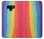 S3799 かわいい縦水彩レインボー Cute Vertical Watercolor Rainbow Note 9 Samsung Galaxy Note9 バックケース、フリップケース・カバー