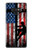 S3803 電気技師ラインマンアメリカ国旗 Electrician Lineman American Flag Note 9 Samsung Galaxy Note9 バックケース、フリップケース・カバー