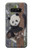 S3793 かわいい赤ちゃん雪パンダのペイント Cute Baby Panda Snow Painting Note 8 Samsung Galaxy Note8 バックケース、フリップケース・カバー