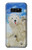 S3794 北極シロクマはシールに恋するペイント Arctic Polar Bear in Love with Seal Paint Note 8 Samsung Galaxy Note8 バックケース、フリップケース・カバー