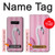 S3805 フラミンゴピンクパステル Flamingo Pink Pastel Note 8 Samsung Galaxy Note8 バックケース、フリップケース・カバー