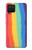 S3799 かわいい縦水彩レインボー Cute Vertical Watercolor Rainbow Samsung Galaxy A12 バックケース、フリップケース・カバー
