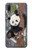 S3793 かわいい赤ちゃん雪パンダのペイント Cute Baby Panda Snow Painting Samsung Galaxy A20, Galaxy A30 バックケース、フリップケース・カバー