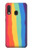 S3799 かわいい縦水彩レインボー Cute Vertical Watercolor Rainbow Samsung Galaxy A20e バックケース、フリップケース・カバー