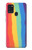 S3799 かわいい縦水彩レインボー Cute Vertical Watercolor Rainbow Samsung Galaxy A21s バックケース、フリップケース・カバー