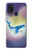 S3802 夢のクジラ パステルファンタジー Dream Whale Pastel Fantasy Samsung Galaxy A21s バックケース、フリップケース・カバー