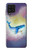 S3802 夢のクジラ パステルファンタジー Dream Whale Pastel Fantasy Samsung Galaxy A22 4G バックケース、フリップケース・カバー