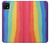 S3799 かわいい縦水彩レインボー Cute Vertical Watercolor Rainbow Samsung Galaxy A22 5G バックケース、フリップケース・カバー