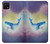 S3802 夢のクジラ パステルファンタジー Dream Whale Pastel Fantasy Samsung Galaxy A22 5G バックケース、フリップケース・カバー