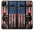 S3803 電気技師ラインマンアメリカ国旗 Electrician Lineman American Flag Samsung Galaxy A22 5G バックケース、フリップケース・カバー