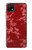 S3817 赤い花の桜のパターン Red Floral Cherry blossom Pattern Samsung Galaxy A22 5G バックケース、フリップケース・カバー