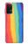 S3799 かわいい縦水彩レインボー Cute Vertical Watercolor Rainbow Samsung Galaxy A32 4G バックケース、フリップケース・カバー