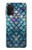 S3809 人魚の鱗 Mermaid Fish Scale Samsung Galaxy A32 4G バックケース、フリップケース・カバー