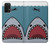 S3825 漫画のサメの海のダイビング Cartoon Shark Sea Diving Samsung Galaxy A32 4G バックケース、フリップケース・カバー