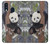 S3793 かわいい赤ちゃん雪パンダのペイント Cute Baby Panda Snow Painting Samsung Galaxy A40 バックケース、フリップケース・カバー