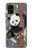 S3793 かわいい赤ちゃん雪パンダのペイント Cute Baby Panda Snow Painting Samsung Galaxy A41 バックケース、フリップケース・カバー