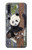 S3793 かわいい赤ちゃん雪パンダのペイント Cute Baby Panda Snow Painting Samsung Galaxy A50 バックケース、フリップケース・カバー