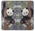 S3793 かわいい赤ちゃん雪パンダのペイント Cute Baby Panda Snow Painting Samsung Galaxy A70 バックケース、フリップケース・カバー