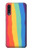 S3799 かわいい縦水彩レインボー Cute Vertical Watercolor Rainbow Samsung Galaxy A70 バックケース、フリップケース・カバー
