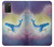 S3802 夢のクジラ パステルファンタジー Dream Whale Pastel Fantasy Samsung Galaxy A03S バックケース、フリップケース・カバー