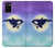 S3807 キラーホエールオルカ月パステルファンタジー Killer Whale Orca Moon Pastel Fantasy Samsung Galaxy A02s, Galaxy M02s バックケース、フリップケース・カバー