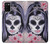 S3821 シュガースカルスチームパンクガールゴシック Sugar Skull Steam Punk Girl Gothic Samsung Galaxy A02s, Galaxy M02s バックケース、フリップケース・カバー