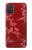 S3817 赤い花の桜のパターン Red Floral Cherry blossom Pattern Samsung Galaxy A71 バックケース、フリップケース・カバー