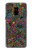 S3815 サイケデリックアート Psychedelic Art Samsung Galaxy A8 (2018) バックケース、フリップケース・カバー