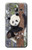 S3793 かわいい赤ちゃん雪パンダのペイント Cute Baby Panda Snow Painting Samsung Galaxy J3 (2016) バックケース、フリップケース・カバー