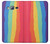 S3799 かわいい縦水彩レインボー Cute Vertical Watercolor Rainbow Samsung Galaxy J3 (2016) バックケース、フリップケース・カバー
