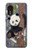 S3793 かわいい赤ちゃん雪パンダのペイント Cute Baby Panda Snow Painting Samsung Galaxy Xcover 5 バックケース、フリップケース・カバー