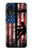 S3803 電気技師ラインマンアメリカ国旗 Electrician Lineman American Flag Samsung Galaxy Xcover 5 バックケース、フリップケース・カバー