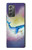 S3802 夢のクジラ パステルファンタジー Dream Whale Pastel Fantasy Samsung Galaxy Z Fold2 5G バックケース、フリップケース・カバー