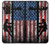 S3803 電気技師ラインマンアメリカ国旗 Electrician Lineman American Flag Samsung Galaxy Z Fold2 5G バックケース、フリップケース・カバー