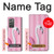 S3805 フラミンゴピンクパステル Flamingo Pink Pastel Samsung Galaxy Z Fold2 5G バックケース、フリップケース・カバー