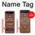 S3813 ペルシャ絨毯の敷物パターン Persian Carpet Rug Pattern Samsung Galaxy Z Flip 5G バックケース、フリップケース・カバー