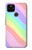 S3810 パステルユニコーンサマー波 Pastel Unicorn Summer Wave Google Pixel 4a 5G バックケース、フリップケース・カバー