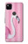 S3805 フラミンゴピンクパステル Flamingo Pink Pastel Google Pixel 4a バックケース、フリップケース・カバー