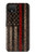 S3804 消防士メタルレッドラインフラググラフィック Fire Fighter Metal Red Line Flag Graphic Google Pixel 4 バックケース、フリップケース・カバー