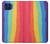 S3799 かわいい縦水彩レインボー Cute Vertical Watercolor Rainbow Motorola One 5G バックケース、フリップケース・カバー