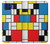 S3814 ピエトモンドリアン線画作曲 Piet Mondrian Line Art Composition Motorola One 5G バックケース、フリップケース・カバー